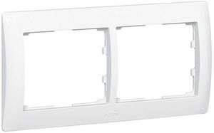 Фото Legrand Galea Life 771002 Рамка 2-постовая (горизонтальная, white)