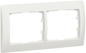 Фото Legrand Galea Life 771502 Рамка 2-постовая (горизонтальная, pearl)