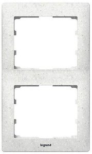 Фото Legrand Galea Life 771716 Рамка 2-постовая (вертикальная, corian everest)
