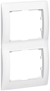 Фото Legrand Galea Life 771006 Рамка 2-постовая (вертикальная, white)