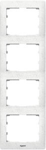 Фото Legrand Galea Life 771718 Рамка 4-постовая (вертикальная, corian everest)