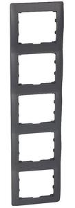 Фото Legrand Galea Life 771209 Рамка 5-постовая (вертикальная, dark bronze)