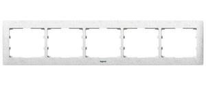 Фото Legrand Galea Life 771715 Рамка 5-постовая (горизонтальная, corian everest)