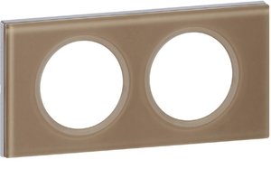 Фото Legrand Celiane 069462 Рамка 2-постовая (смальта мокка)