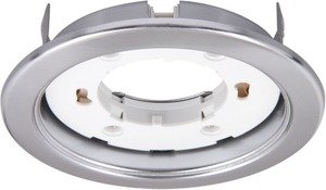 Фото Jazzway 1016805 Светильник GX53-GX73 PGX53 10639. 7 никель глянцевый 106*39мм