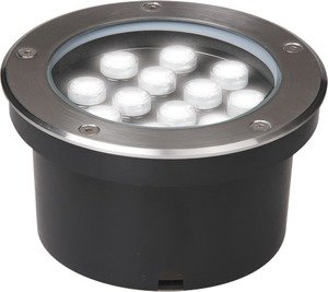 Фото Jazzway 5006560A Светильник PGR R180 12W 4000K 30° Сhrome (грунтовый встраиваемый) IP65