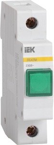 Фото IEK MLS20-230-K06 Сигнальная лампа ЛС-47М (зеленая) (матрица) ИЭК