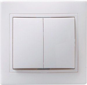 Фото IEK EVK20-K01-10-DM ВС10-2-0-КБ Выключатель 2кл 10А КВАРТА (белый)