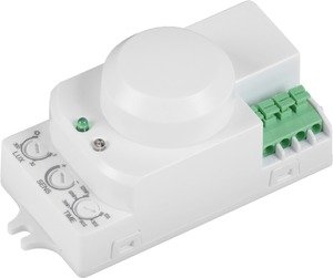 Фото IEK LDD11-201MB-1200-001 Датчик движения ДД-МВ 201 (1200 Вт, 360 °, наружный, IP20, белый)