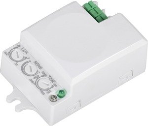 Фото IEK LDD11-401MB-500-001 Датчик движения ДД-МВ 401 (500 Вт, 360 °, наружный, IP20, белый)