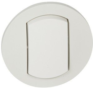 Фото Legrand Celiane 067801 Клавиша одиночная для переключателя (IP44, белая)