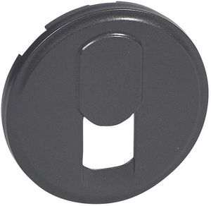 Фото Legrand Celiane 067937 Крышка розетки телефонной (RJ12/RJ11, графит)