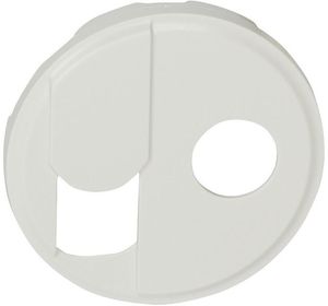 Фото Legrand Celiane 068239 Крышка розетки комбинированной (RJ45+TV, белая)