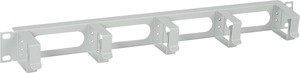 Фото IEK CO35-1M5RM ITK Кабельный органайзер 19" 1U, 5 колец, серый
