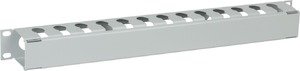 Фото IEK CO35-1MCM ITK Кабельный органайзер с крышкой 19" 1U, серый