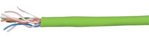 Фото IEK LC1-C5E04-122 ITK Кабель связи витая пара U/UTP, кат.5E 4x2х24AWG solid, LSZH, 305м, зеленый