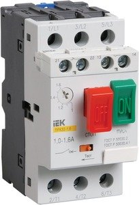 Фото IEK DMS11-D25 Пускатель ПРК32-2,5 In=2,5A Ir=1,6-2,5A Ue 660В