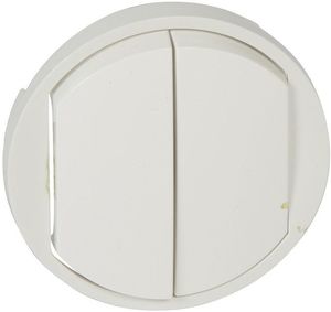 Фото Legrand Celiane 068002 Клавиша двойная (белая)