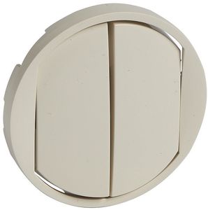 Фото Legrand Celiane 066201 Клавиша двойная (слоновая кость)