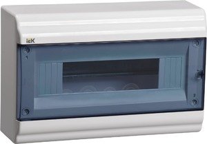 Фото IEK MKP82-N-12-41-10 Бокс ЩРН-П-12модулей навесной пластик IP41 PRIME
