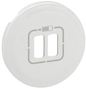 Фото Legrand Celiane 068256 Крышка розетки USB (2хUSB, белая)