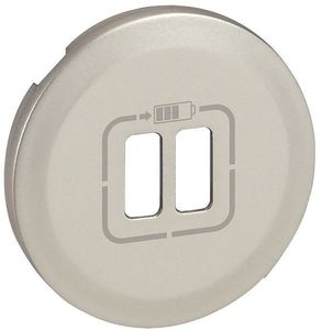 Фото Legrand Celiane 068556 Крышка розетки USB (2хUSB, титан)
