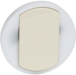 Фото Legrand Celiane 067884 Клавиша одиночная (подсветка, слоновая кость)