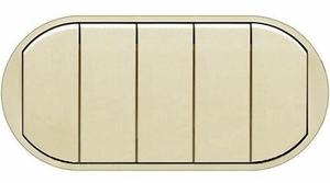 Фото Legrand Celiane 066203 Клавиша пятерная (слоновая кость)
