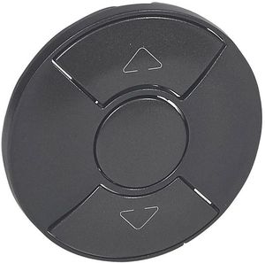 Фото Legrand Celiane 067955 Клавиша для управления рольставнями и жалюзи (графит)