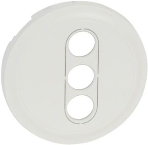 Фото Legrand Celiane 068213 Крышка розетки информационной (3хRCA, белая)