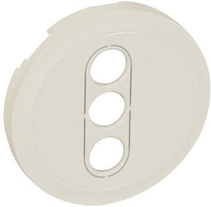 Фото Legrand Celiane 066278 Крышка розетки информационной (3хRCA, слоновая кость)