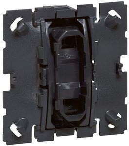 Фото Legrand Celiane 067002 Выключатель однополюсный (10 А, с возм. подсветки, механизм, с/у)