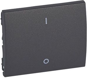 Фото Legrand Galea Life 771215 Клавиша одиночная (символ «вкл/выкл», dark bronze)
