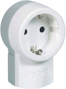 Фото Legrand Элиум 050199 Розетка переносная 230 В (16 А, с заземлением, белый)
