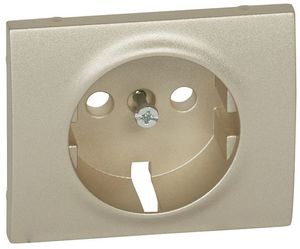 Фото Legrand Galea Life 771420 Крышка розетки (2P+E, titanium)