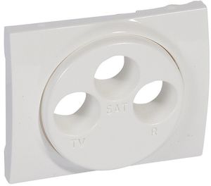 Фото Legrand Galea Life 771073 Крышка розетки телевизионной (TV+Radio+SAT, white)
