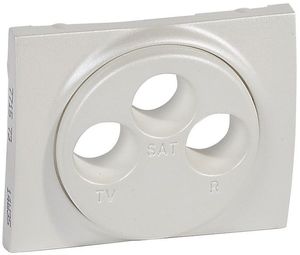 Фото Legrand Galea Life 771573 Крышка розетки телевизионной (TV+Radio+SAT, pearl)
