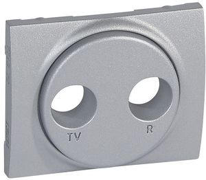Фото Legrand Galea Life 771372 Крышка розетки телевизионной (TV+Radio, aluminium)