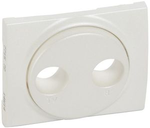 Фото Legrand Galea Life 771572 Крышка розетки телевизионной (TV+Radio, pearl)