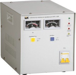 Фото IEK IVS10-1-03000 Стабилизатор напряжения СНИ1-3 кВА однофазный