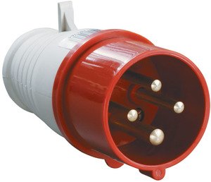 Фото IEK PSR02-016-4 Вилка 014 3Р+РЕ 16А 380В IP44