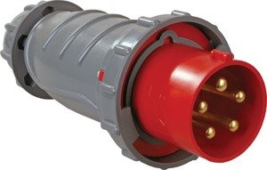 Фото IEK PSN02-063-5 Вилка переносная ССИ-035 63А-6ч/200/346-240/415В 3Р+РЕ+N IP67 MAGNUM