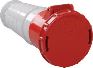 Фото IEK PSR22-063-5 Розетка 235 переносная 3Р+РЕ+N 63А 380В IP54