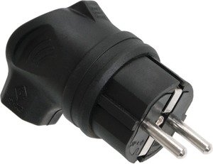 Фото IEK PKR01-U-016-2-K02 Вилка угловая каучук 16А 2Р+E IР44