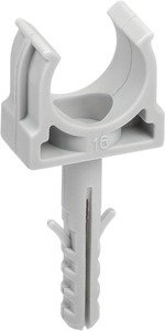 Фото IEK CTA10MP-CT16-K41-100 Держатель с защёлкой и дюбелем CT16 (без винта)