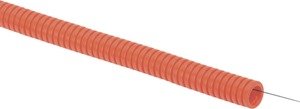 Фото IEK CTG20-20-K04-050 Труба гофрированная ПНД d20 с зондом оранжевая (50м)