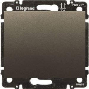Фото Legrand Galea Life 771278 Заглушка (под рамку, скрытая установка, dark bronze)