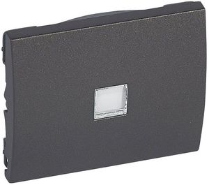Фото Legrand Galea Life 771211 Клавиша одиночная (для пиктограммы, окошко, dark bronze)