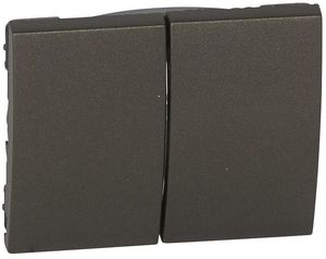 Фото Legrand Galea Life 771212 Клавиша двойная (dark bronze)