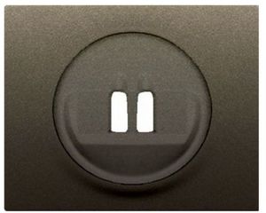 Фото Legrand Galea Life 771200 Крышка розетки аудио (1 канал, dark bronze)